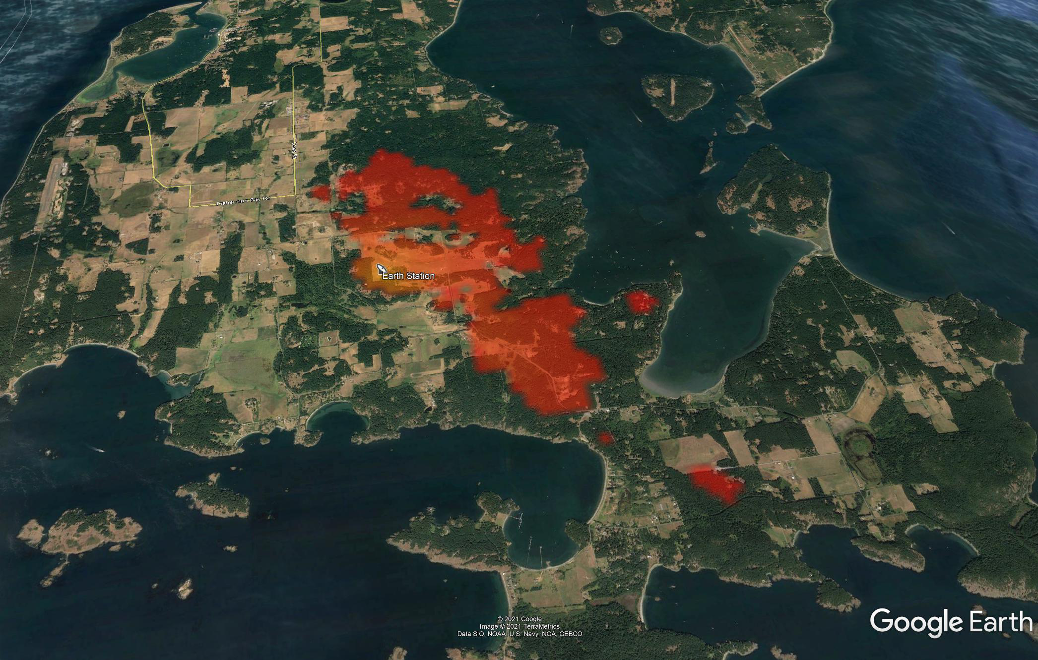 Area Analysis With Terrain Google Earth