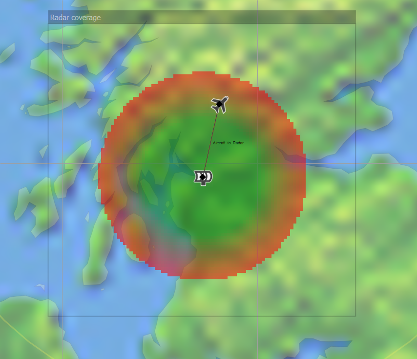 Radar reflection Coverage